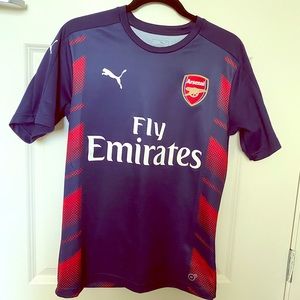 Arsenal soccer jersey men training t-shirt size S